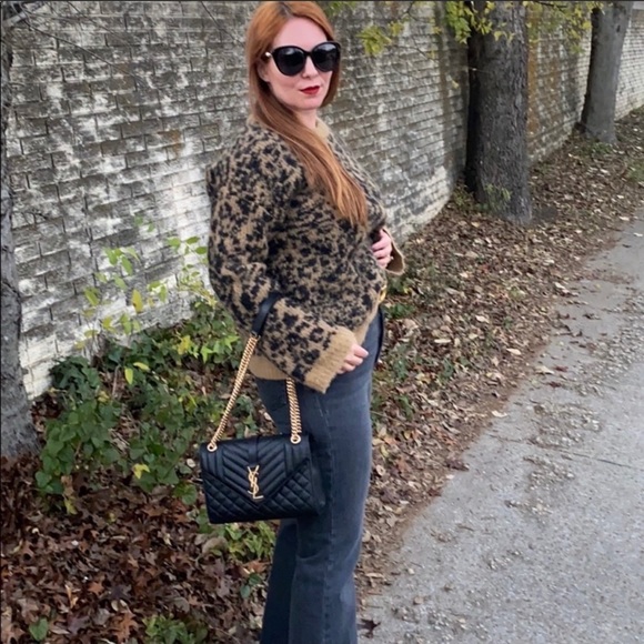 Madewell Pullover Alpaca & Wool Blend Animal Print Sweater NWT - Picture 6 of 16